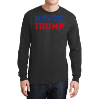 Never Trump Vintage Anti Trump Pullover Hoodie Long Sleeve Shirts | Artistshot