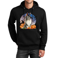 Dog Halloween Shetland Sheepdog Jack O Lantern Pumpkin Moon 57 Unisex Hoodie | Artistshot