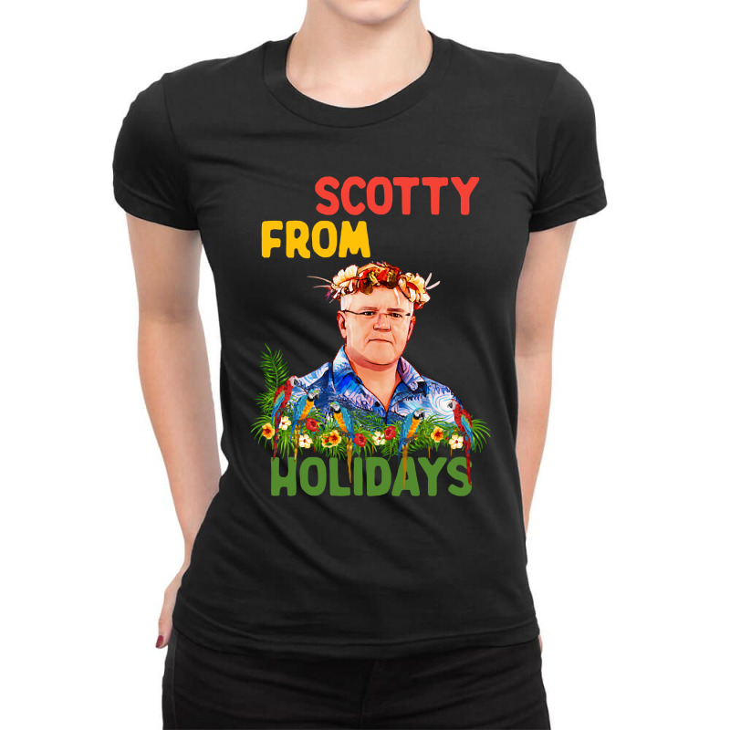 Vintage Movies Scotts Painting Ladies Fitted T-Shirt by Artist-Scott | Artistshot