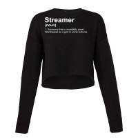 Streamer Live Steam Definition Cropped Sweater | Artistshot