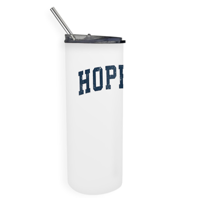 Hopkins Minnesota Mn Vintage Sports Design Navy Design T Shirt Skinny Tumbler | Artistshot