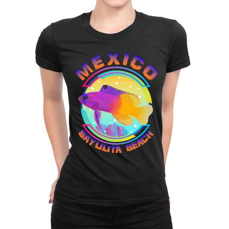 Mexico Sayulita Beach  Shirt Mexico Sayulita Beach ( Riviera Nayarit), Ladies Fitted T-Shirt by rabbitappear | Artistshot