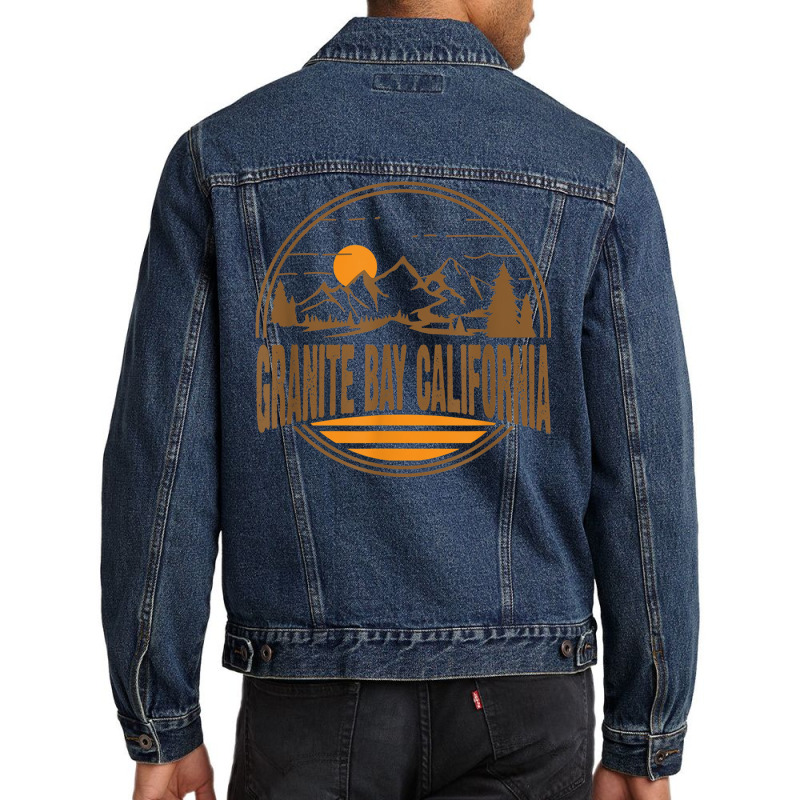 Vintage Granite Bay, California State Gift T Shirt Men Denim Jacket | Artistshot