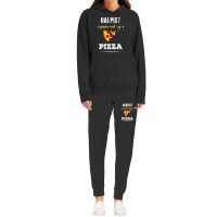 Harpist Powered By Pizza Funny Gift Hoodie & Jogger Set | Artistshot