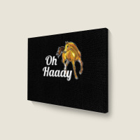 Funny Oh Haaay Oh Hey Horse Shirt Landscape Canvas Print | Artistshot