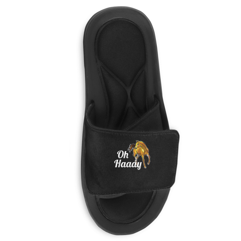 Funny Oh Haaay Oh Hey Horse Shirt Slide Sandal | Artistshot