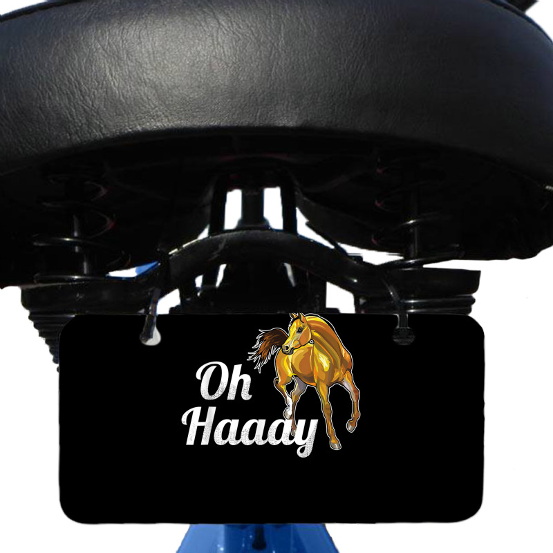 Funny Oh Haaay Oh Hey Horse Shirt Bicycle License Plate | Artistshot