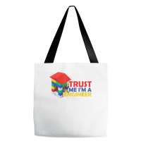 Engineer Kids Children Toy Build Builder Big Building Blocks T Shirt Tote Bags | Artistshot