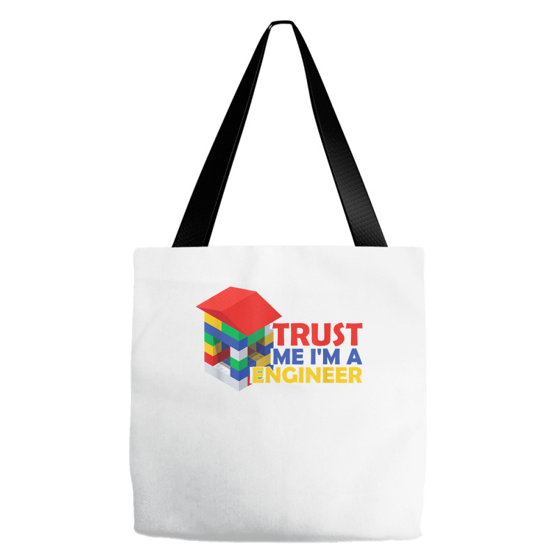 Engineer Kids Children Toy Build Builder Big Building Blocks T Shirt Tote Bags | Artistshot