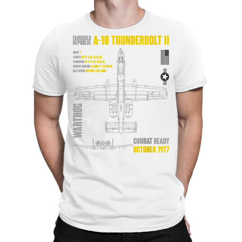 Military Aircraft A 10 Thunderbolt Ii Warthog Usaf T Shirt T-shirt | Artistshot