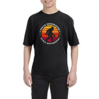 Fully Vaccinated Still Antisocial Bigfoot Retro Sunset   Fully Vaccina Youth Tee | Artistshot