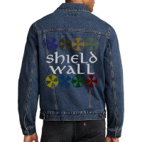 Vintage Retro Vikings Lothbrok Gifts Men Men Denim Jacket | Artistshot