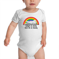 Take A Look It's In A Book For Light Baby Bodysuit | Artistshot