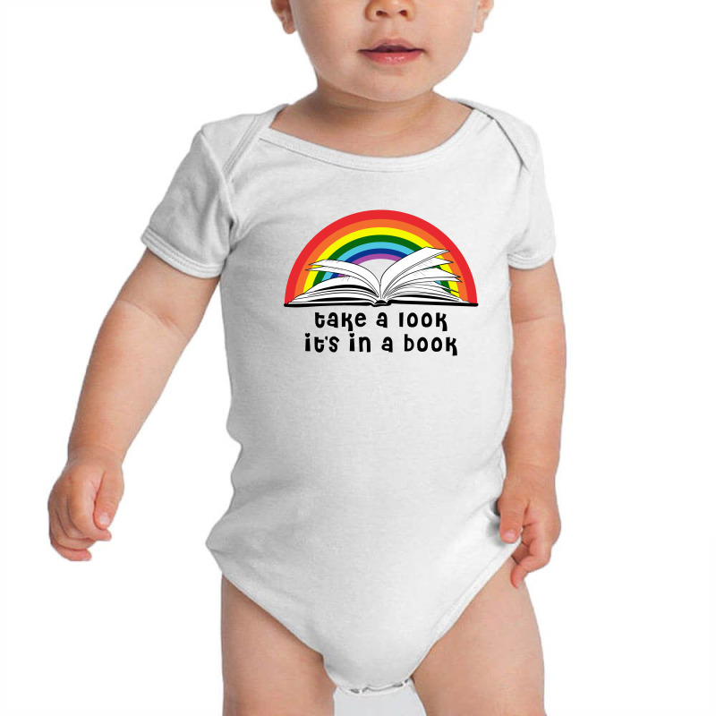 Take A Look It's In A Book For Light Baby Bodysuit by autlu2024 | Artistshot