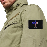 Christian Faith God Family Country Trump 2020 American Flag Funny Gift Rectangle Patch | Artistshot