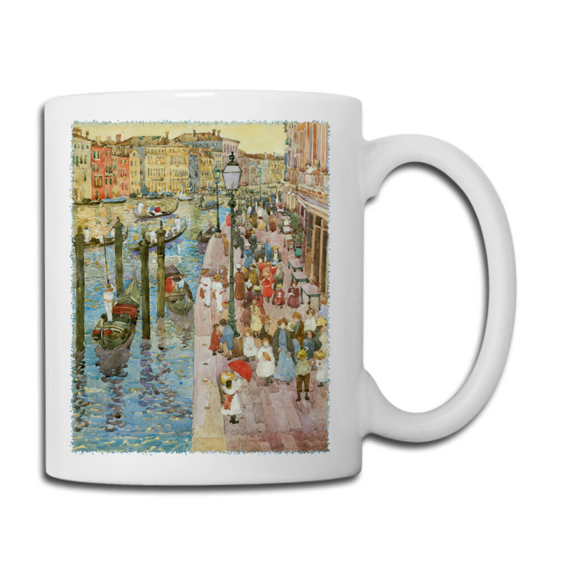 Grand Canal Venice By Prendergast, Vintage Impressionism Art Pullover Coffee Mug | Artistshot