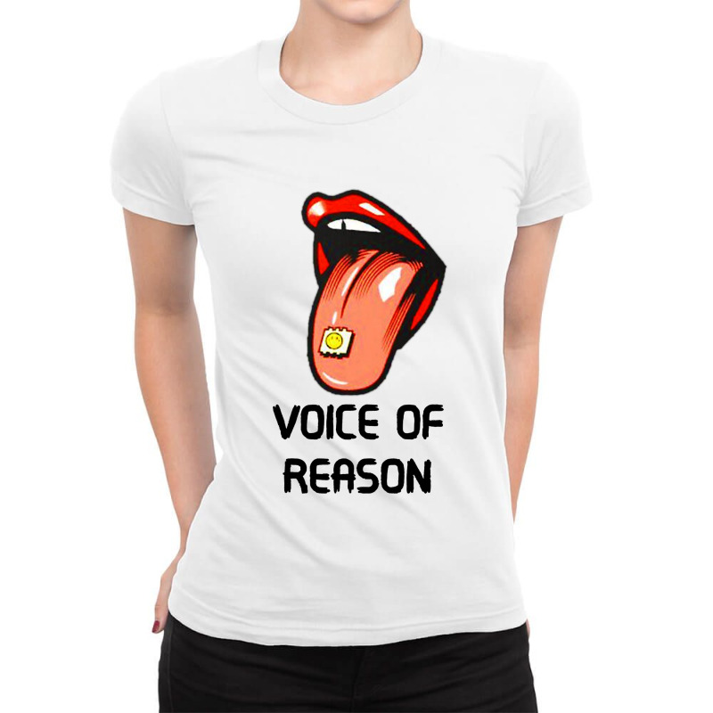 Voice Reason Ladies Fitted T-Shirt by LA Bold | Artistshot