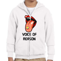 Voice Reason Youth Zipper Hoodie | Artistshot