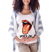 Voice Reason Maternity Scoop Neck T-shirt | Artistshot