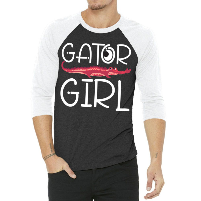 Gator Girl  Alligator Crocodile Zoo Animal Lover 3/4 Sleeve Shirt | Artistshot