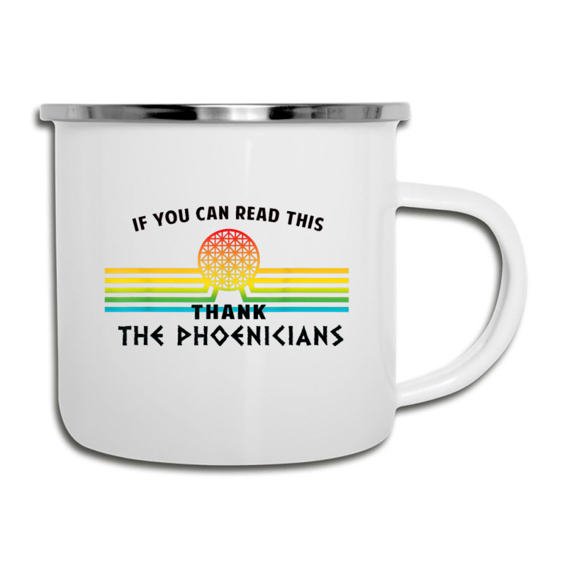 Funny If You Can Read This Thank Phoenicians Reading Camper Cup | Artistshot