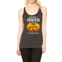 Pregnancy Thanksgiving Adding A Pumpkin To Our Patch T Shirt Racerback Tank | Artistshot