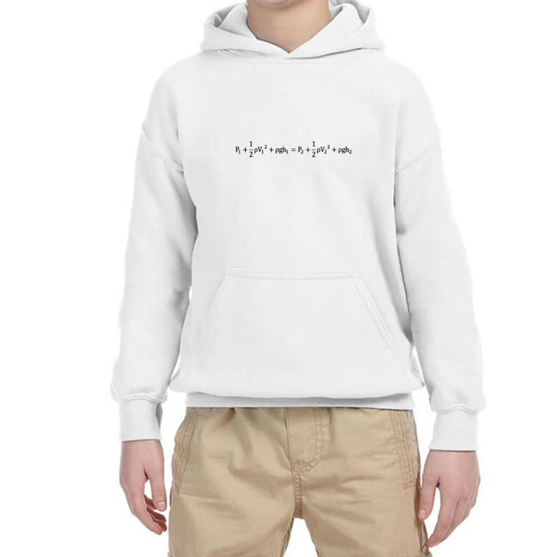 Bernoulli S Principle Equation Youth Hoodie by EricWade | Artistshot