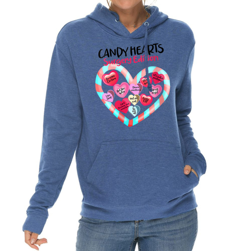 Womens Happy Valentines Day Anesthesia Design For February V Neck T Sh Lightweight Hoodie | Artistshot