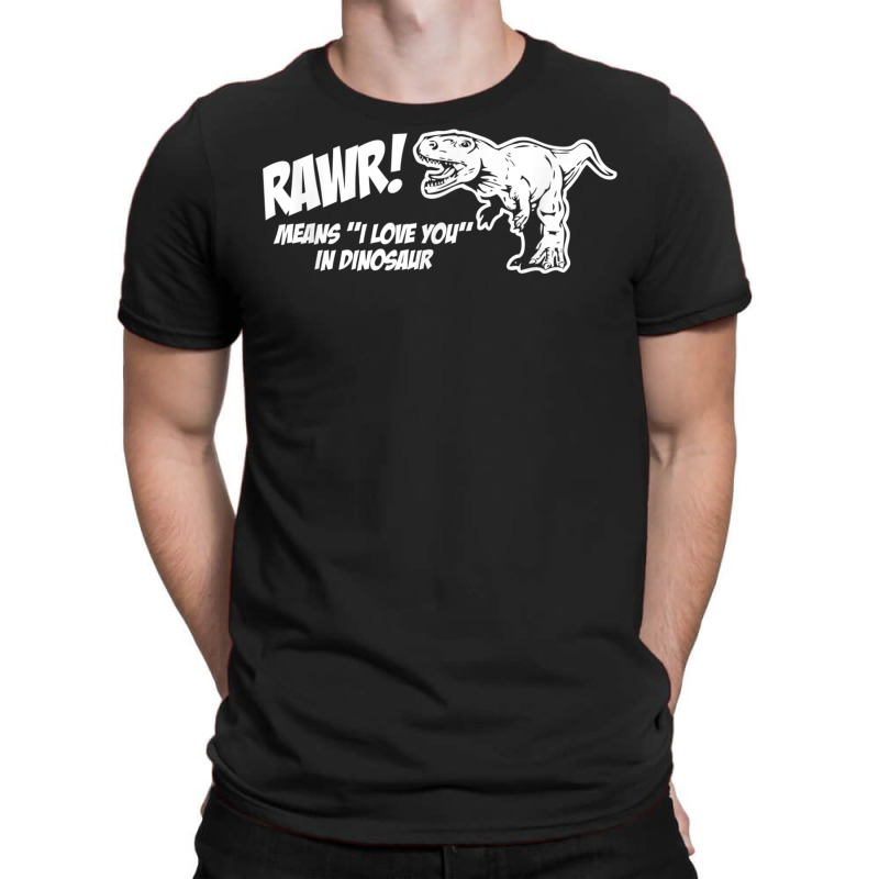 Rawr Means I Love You In Dinosaur Shirt Funny Cute Dinosaur T Shirt T-shirt | Artistshot