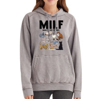 Milf Man I Love Felines Funny Cat Vintage T Shirt Vintage Hoodie | Artistshot