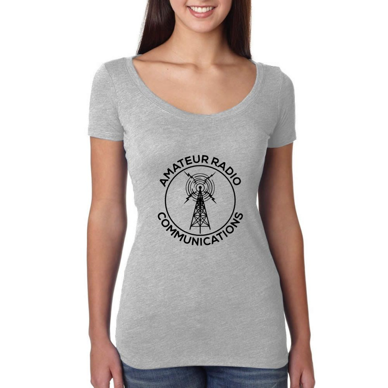 Amateur Radio Communications   Amateur Radio 2 Women's Triblend Scoop T-shirt by cozyeraa | Artistshot