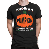 Womens Adding A Pumpkin To Our Patch March 2020 Gift V Neck T Shirt T-shirt | Artistshot