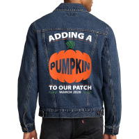 Womens Adding A Pumpkin To Our Patch March 2020 Gift V Neck T Shirt Men Denim Jacket | Artistshot