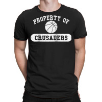 Property Of Crusaders Basketball Raglan Baseball Tee T-shirt | Artistshot