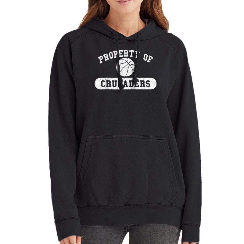 Property Of Crusaders Basketball Raglan Baseball Tee Vintage Hoodie | Artistshot