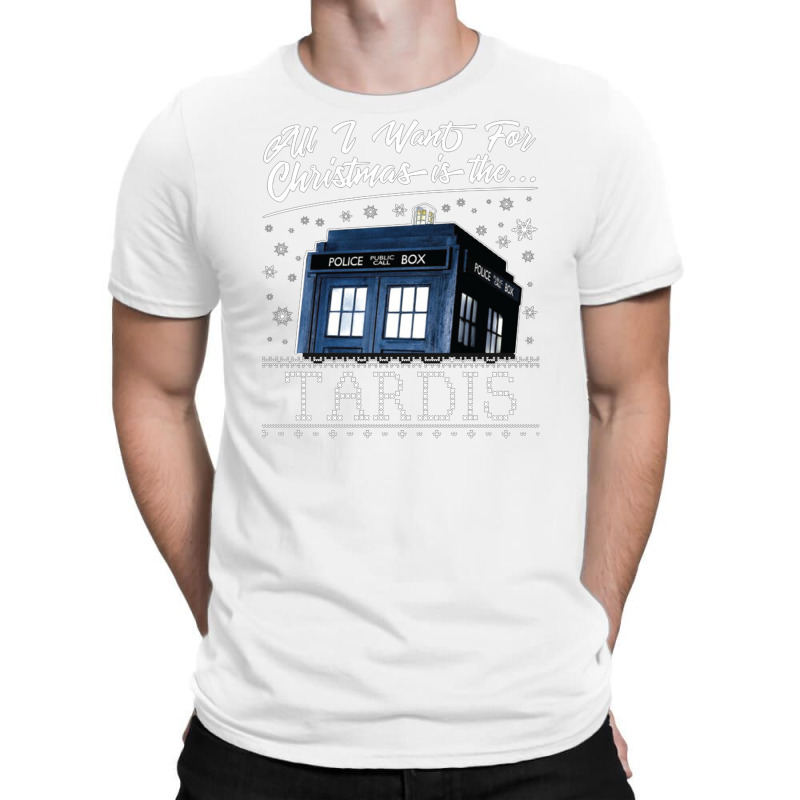 All I Want For Christmas Is The Tardis [tb] T-Shirt by vendraqidas | Artistshot