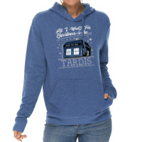 All I Want For Christmas Is The Tardis [tb] Lightweight Hoodie | Artistshot