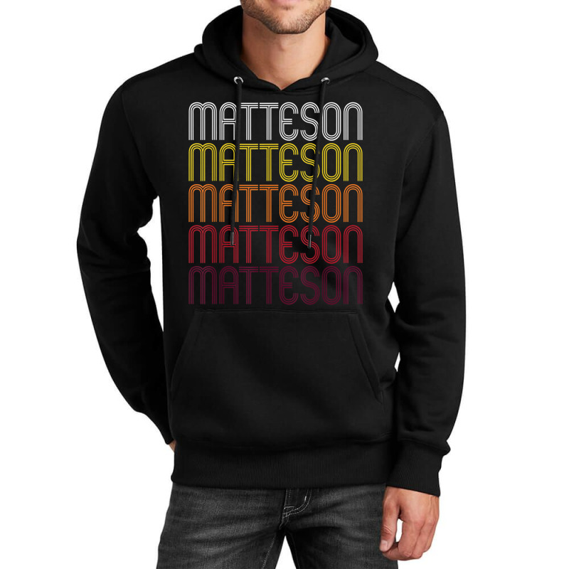 Matteson, Il  Vintage Style Illinois T Shirt Unisex Hoodie | Artistshot