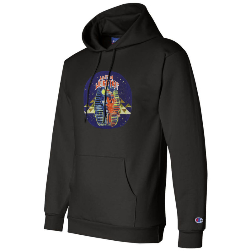 Join A Weird Trip Champion Hoodie by vendraqidas | Artistshot