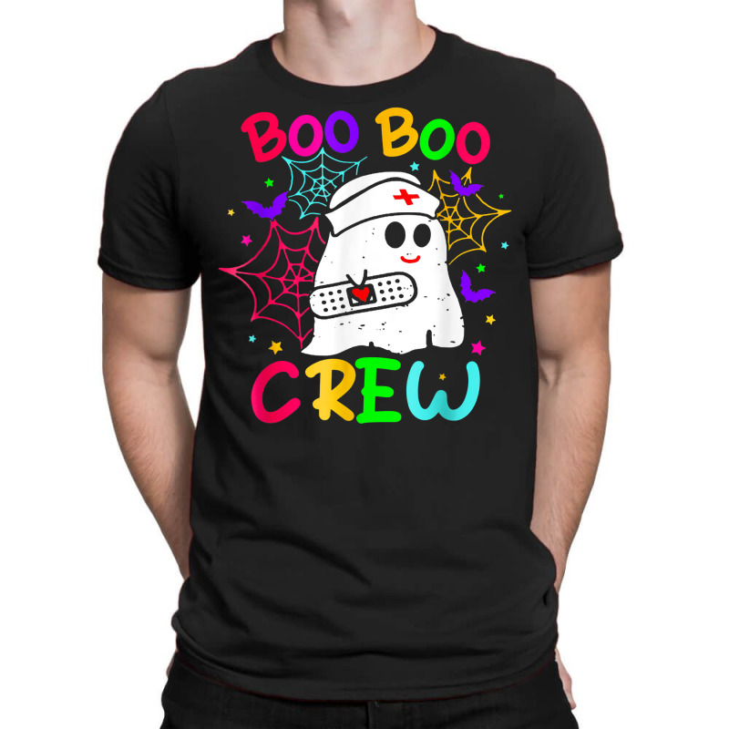 Restro Boo Boo Crew Design Halloween Ghost Nurse Costume T Shirt T-shirt | Artistshot