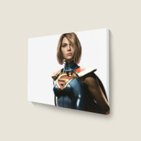 Injustice 2   Supergirl Supergirl Landscape Canvas Print | Artistshot