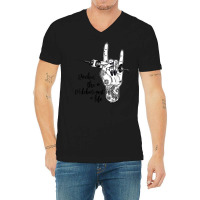 Rockin' The Phlebotomist Life Henna Hand With Syringe Gifts T Shirt V-neck Tee | Artistshot