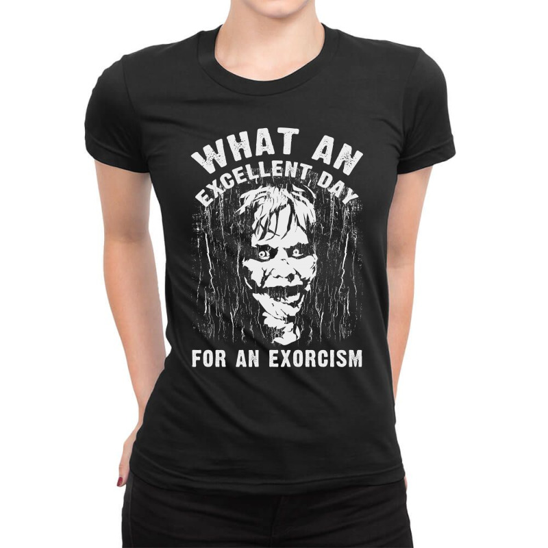 Excellent Day Exorcist For Dark Ladies Fitted T-Shirt by autlu2024 | Artistshot