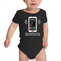 Funny Body Building Is Calling Design Baby Bodysuit | Artistshot