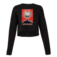 Obey And Work Stalin Cropped Sweater | Artistshot