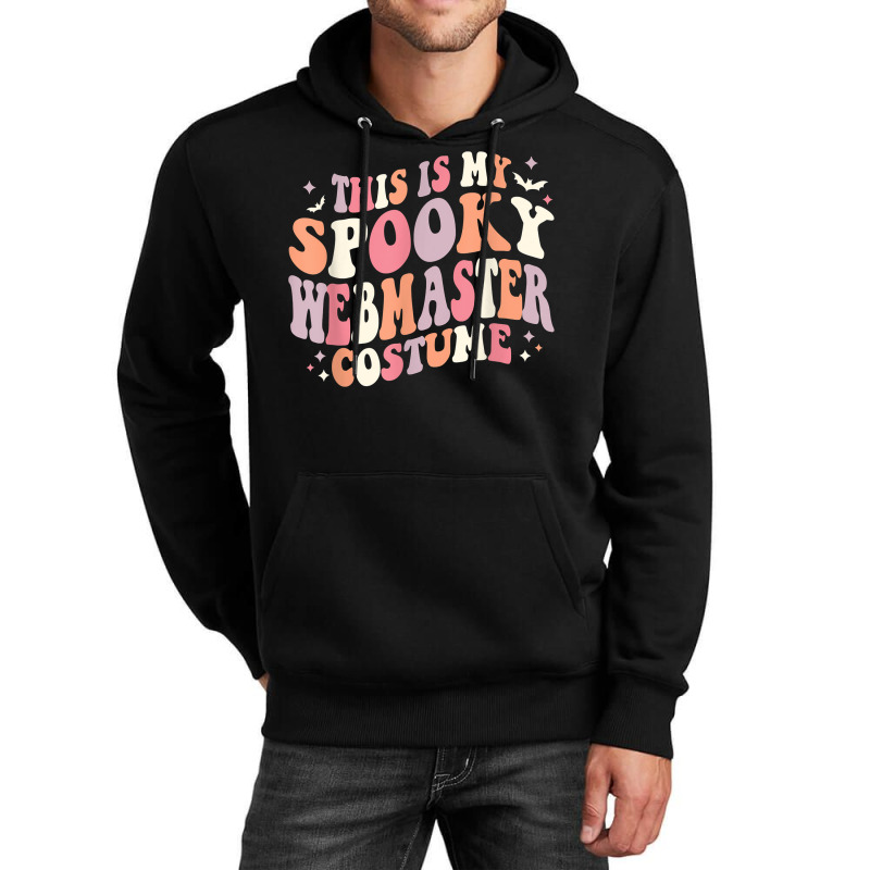 Retro Halloween This Is My Spooky School Webmaster Costume T Shirt Unisex Hoodie | Artistshot