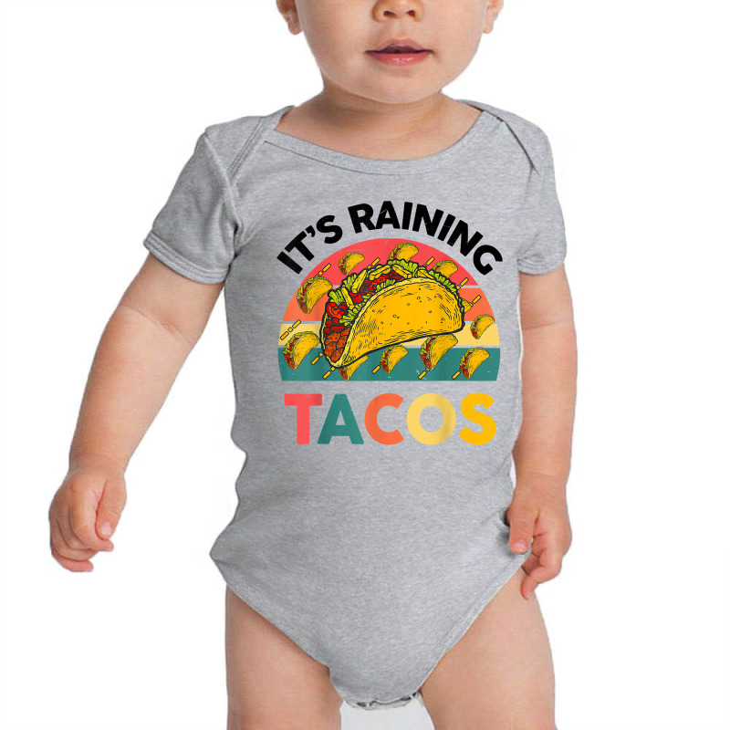 Taco Shirt It's Raining Tacos Tuesday Funny Mexican Food T Shirt Baby Bodysuit | Artistshot