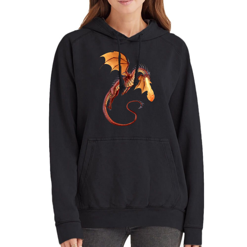 Fire Dragon Vintage Hoodie | Artistshot