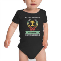 Funny Geography School Or College Subject Design Baby Bodysuit | Artistshot