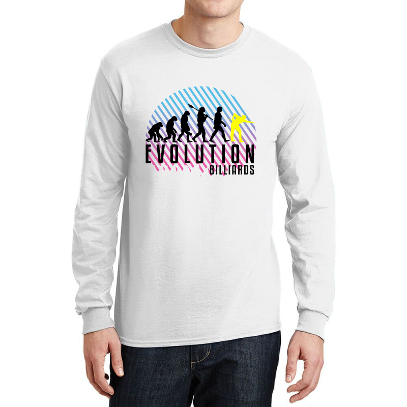 Billiards Evolution Long Sleeve Shirts | Artistshot